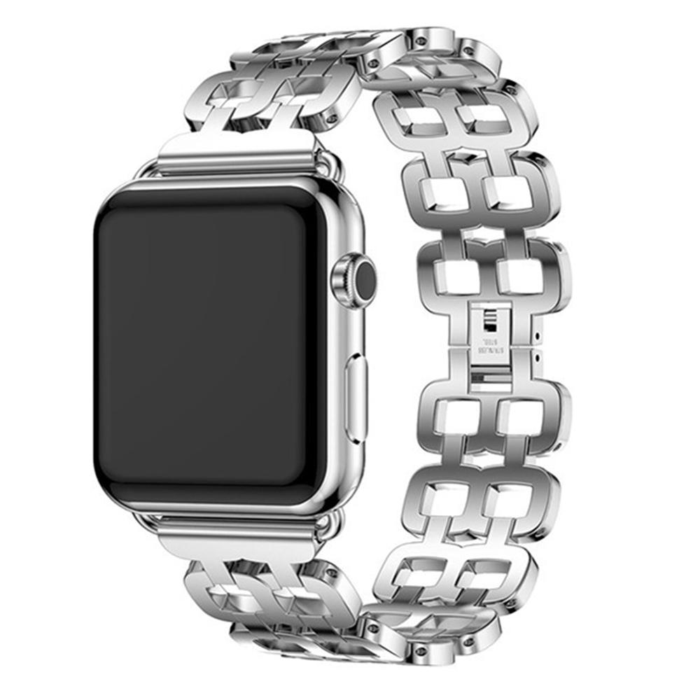 Роскошный ремешок для Apple Watch Band 38 мм, 40 мм, 41 мм, 42 мм, 44 мм, 45 мм, 49 мм, женский стальной ремешок iWatch Series 8/7/6/5/4/3/2/1/SE, металлический браслет