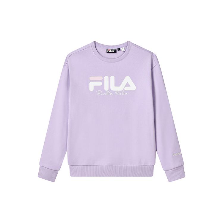 Новые унисекс толстовки FILA Светло-лиловые F11U249201F-VT