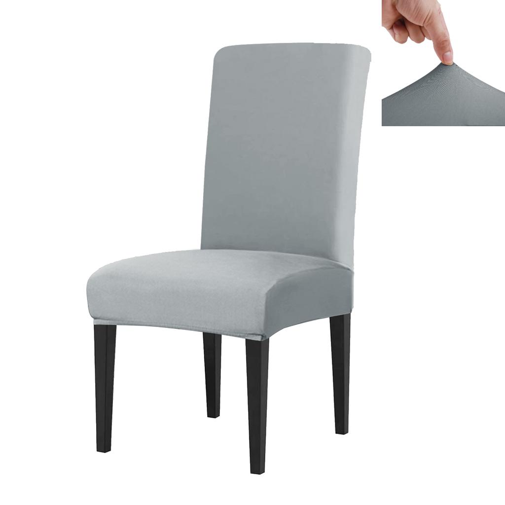 Набор из 4 эластичных чехлов для стульев, чехлов для столовой, эластичных, съемных, для защиты сидений, для мебели, для офиса, домашнего декора