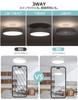Ceiling Light LED Indirect Lighting with Remote Control 12 Levels Dimming Color Adjustment Off Timer Energy Saving Energy Saving Ceiling Lighting