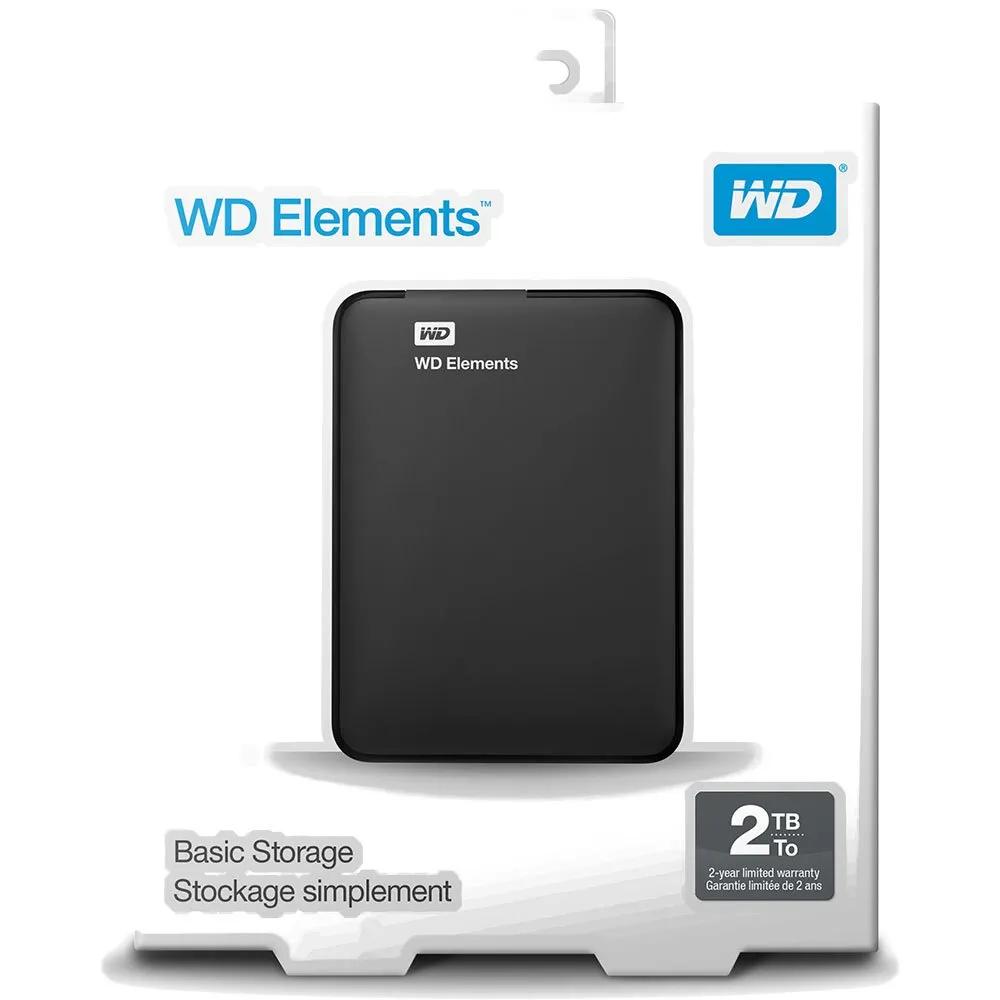 Western Digital WD Elements Portable External Hard Disc 2TB Black