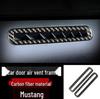 Комплект отделки салона из углеродного волокна для Ford Mustang: Консоль, Рулевое колесо, Рычаг переключения передач, Воздуховод