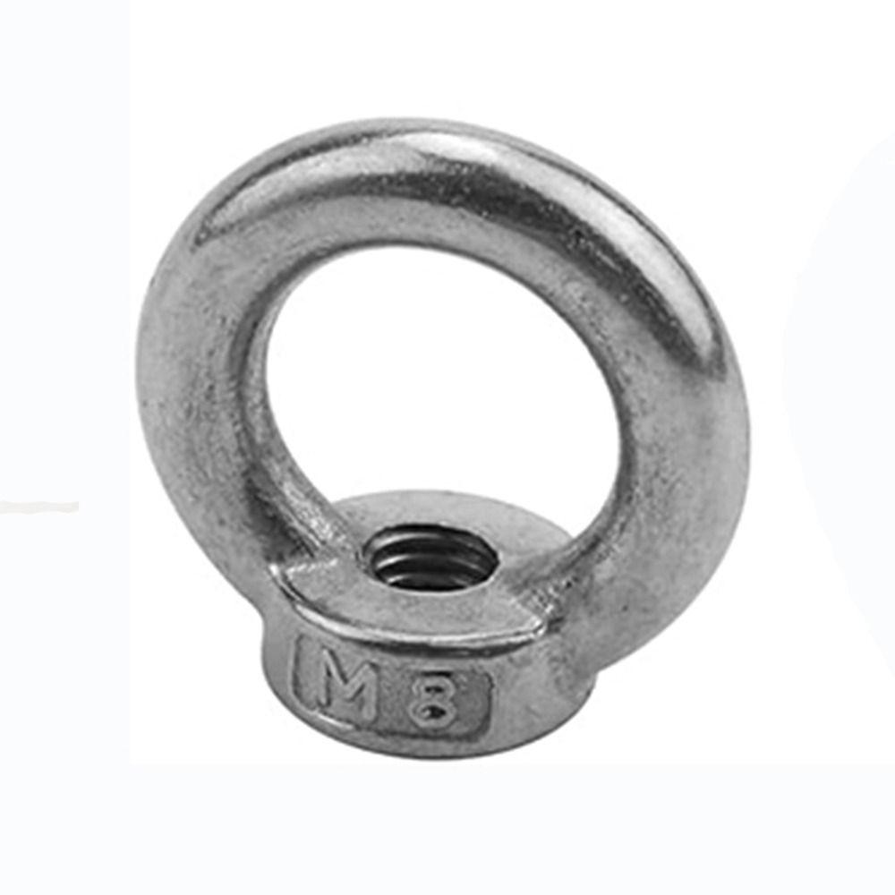 1/10 шт. кольцевая подъемная рым-гайка М8(5/16") Рым-болт Кольцо Резьбовая гайка Крепеж Подъемные принадлежности