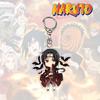Anime Naruto Acrylic Keychain Accessaries Uzumaki Naruto Cartoon Keyring