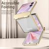 For Honor Magic V Flip 2 Case Electroplating PC Folding Phone Cover