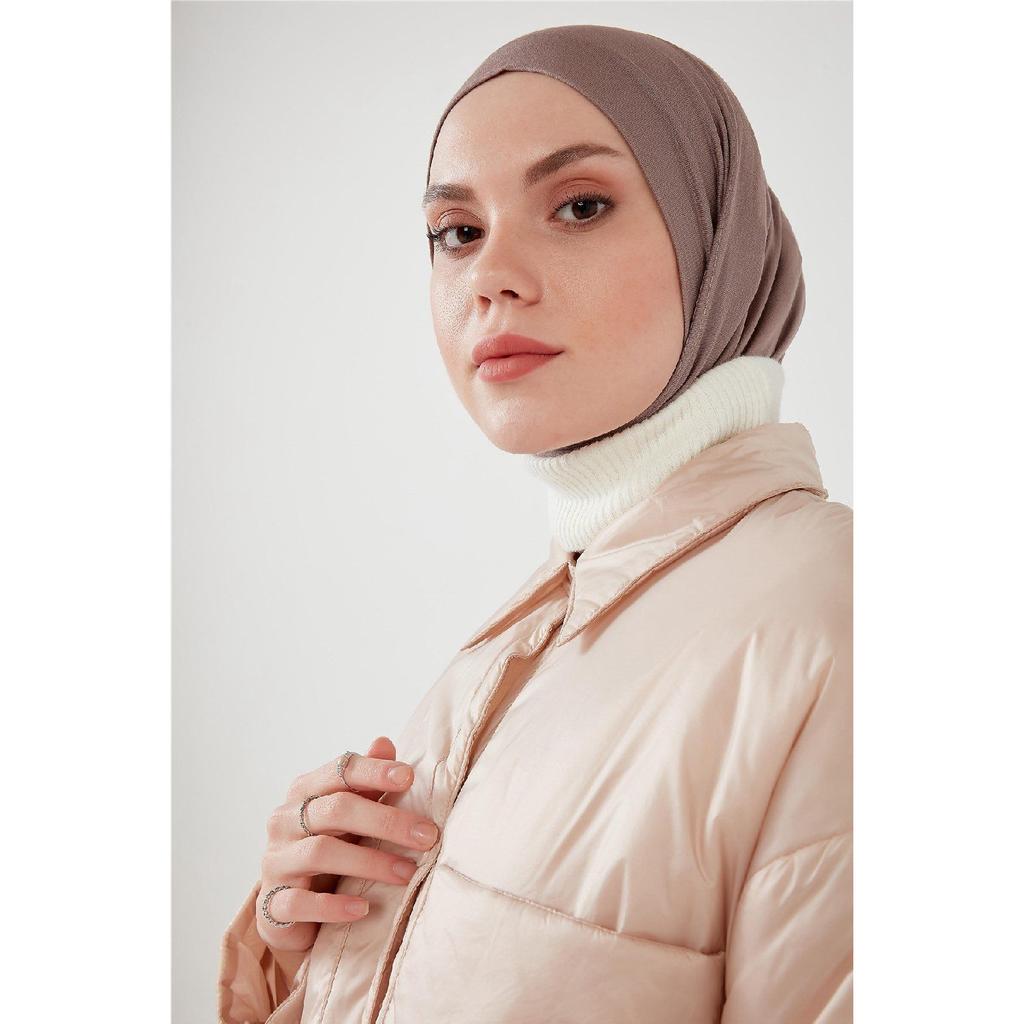 Snap Cap Hijab Swimsuit Top Matching Sea And Pool Bonnet Hijab