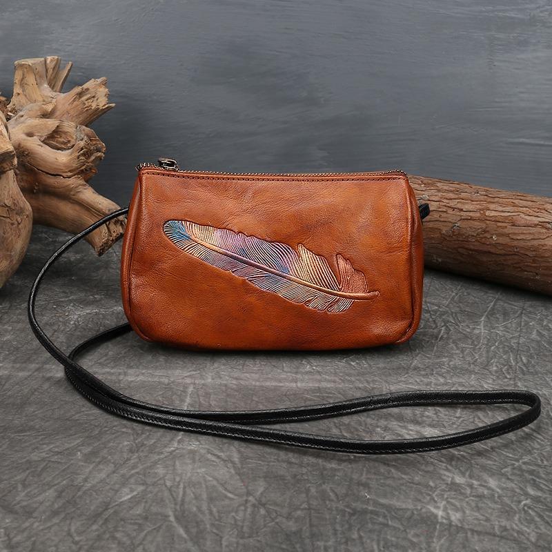 Женская сумка через плечо из натуральной кожи, верхний слой из коровьей кожи, женская винтажная квадратная сумка