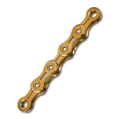 Цепь KMC для X11EL 11SPEED 118L Medium (КМК) TI-ЗОЛОТО KMC-X11EL-TI-N