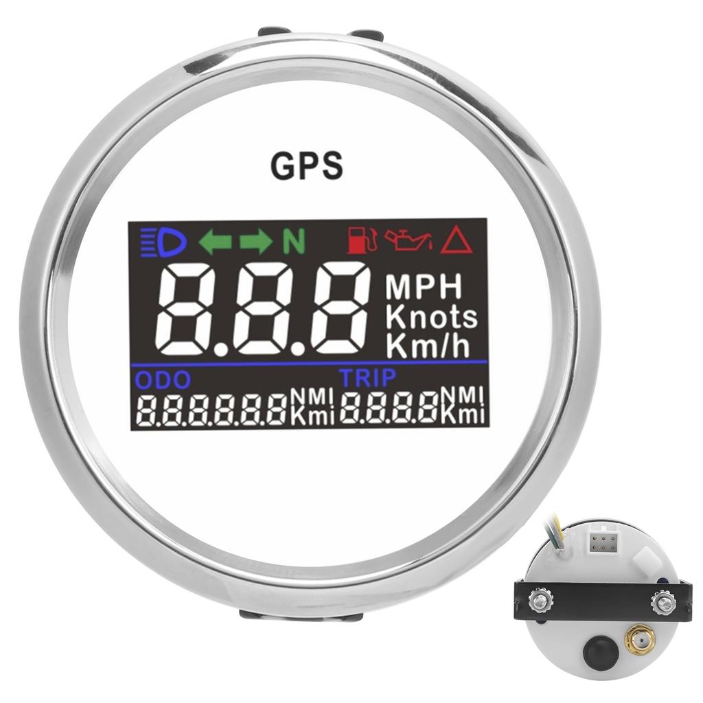 2-дюймовый цифровой GPS-спидометр с регулируемым счетчиком пробега для автомобилей, яхт 12 В 24 В