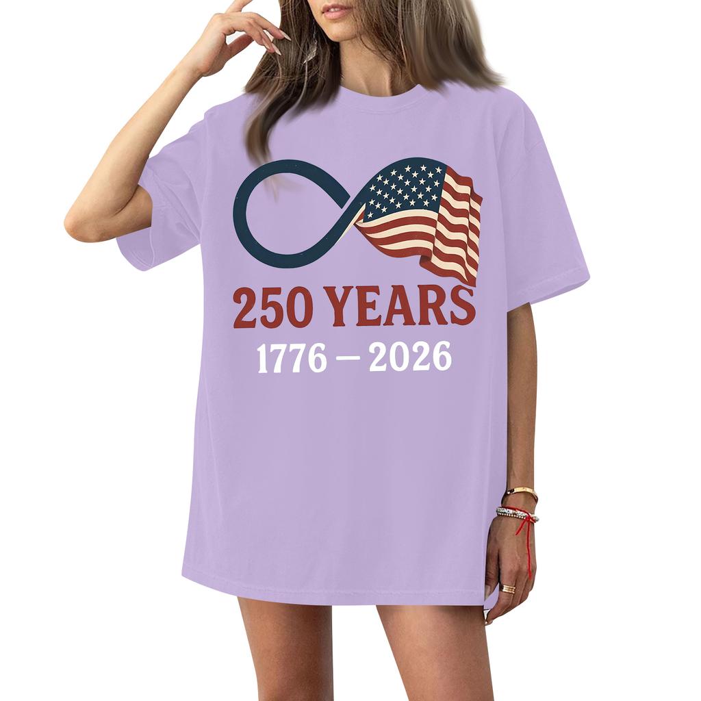 Женская футболка с круглым вырезом и короткими рукавами с принтом