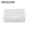 1pc Transparent Plastic Storage Box Dustproof Lockable Storage Case Household Supplies Storage Tools Organizers 4 Sizes Optional