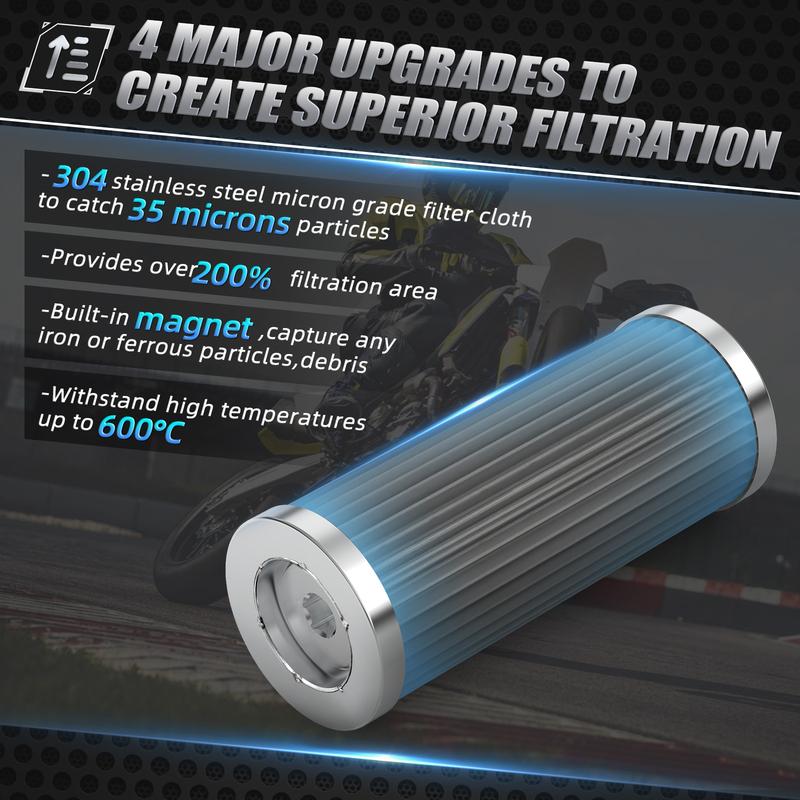 NICECNC For KTM SX-F 450 2015-2025 35 Micron Magnetic Oil Filter For KTM EXC-F 350 EXC-F 450 EXC-F 500 XC-F 450 XCFW 450 SXF 350