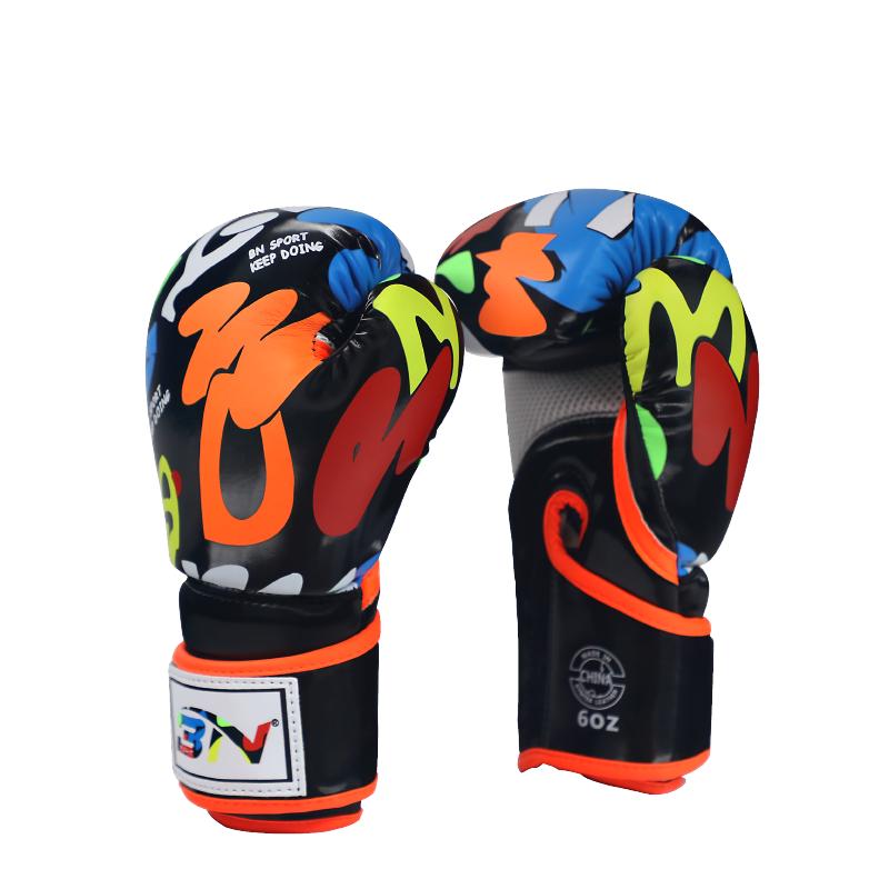 BN 6OZ Kids Child MMA Muay Thai Boxing Gloves Boy Girl Kickboxing Sparring Martial Arts Punch Training Mittens DEO