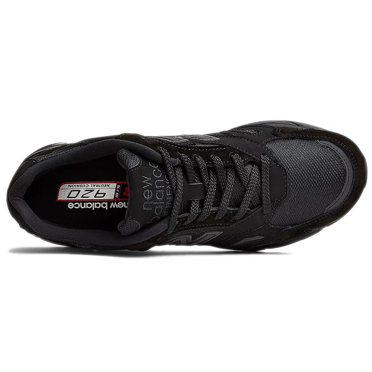 New Balance 920 Сделано в Англии Тройные черные мужские кроссовки M920BLK