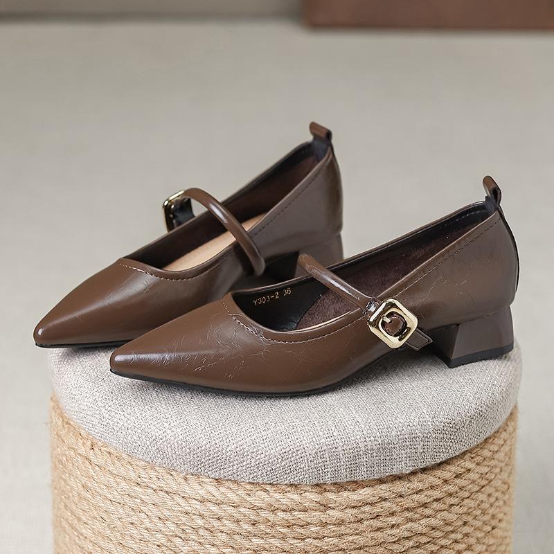 Grape Mom 2025 Summer Women's Shoes Versatile Flat Shoes Women's Fashion Single Shoes New Shoes Spring Women's Casual 303-2