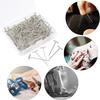50/100Pcs 27/32/38/45/51MM T Pin Needles Wig Making T Pins for Blocking Knitting Assorted Sizes T-Pins Stainless Steel