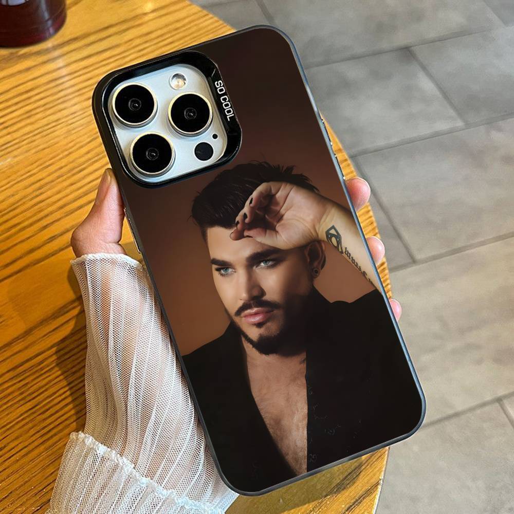 A-Адам Сингер L-Ламберт Чехол для телефона для iPhone 16 17 15 14 12 13 Pro Max Черный Конфетный Матовый Ударопрочный Чехол