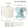 Elephant Silicone Candle Mold DIY  No See Hear No Speak Elephant Shapes Candles Gypsum Animal Themed Home Decor