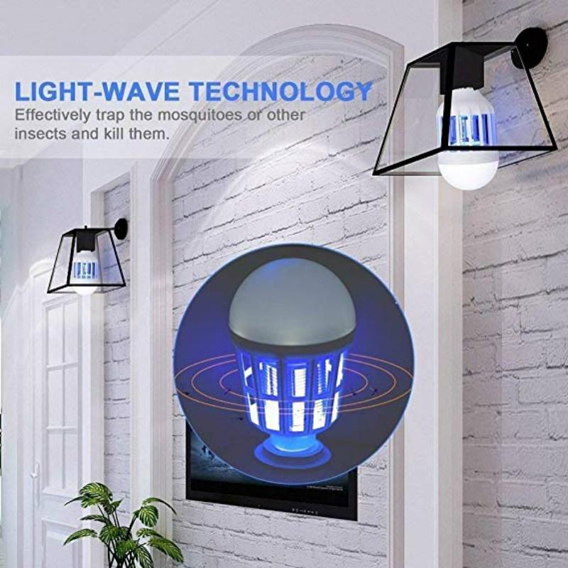 Белая лампа для уничтожения комаров, репилент