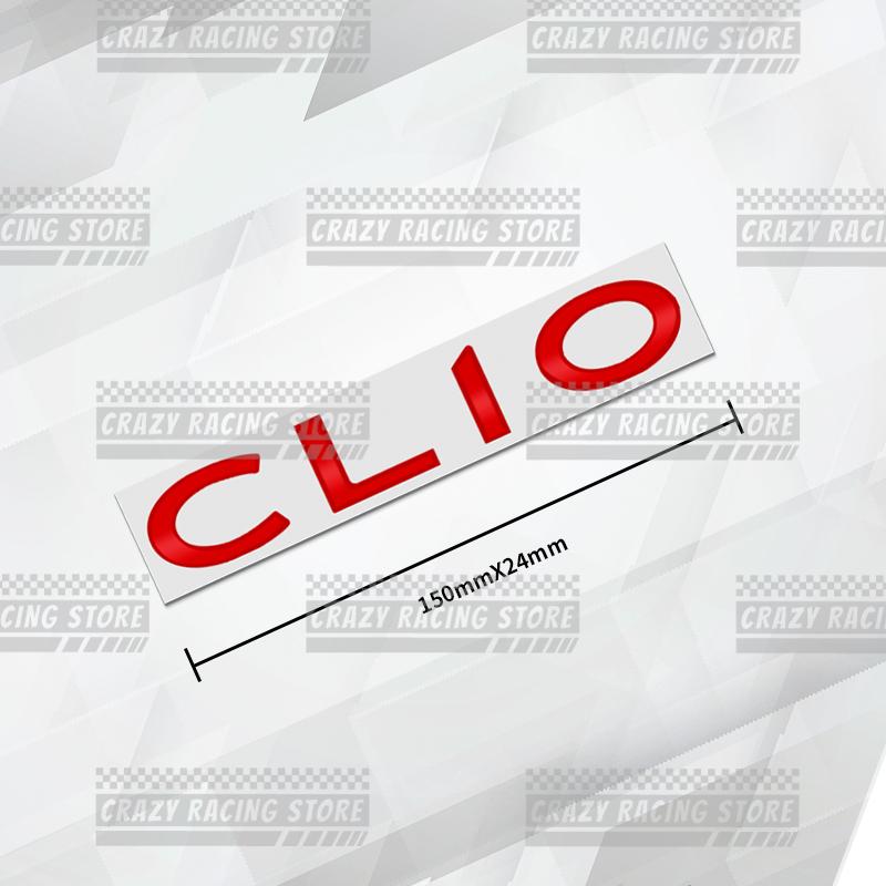 1 шт. CLIO Автомобильные значки Для RS GT Sport Задний значок на багажник Металлические 3D наклейки Наклейки на кузов Буквы Декор Стайлинг