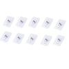 10Pcs Plastic Adhesive Wall Hook Seamless Non Trace Stickers Wall Screws Hanging Nails  Cabinet