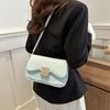 Trendy Small Square Bag For 2024 Spring Fashion Street Style Single Shoulder Underarm Bag
