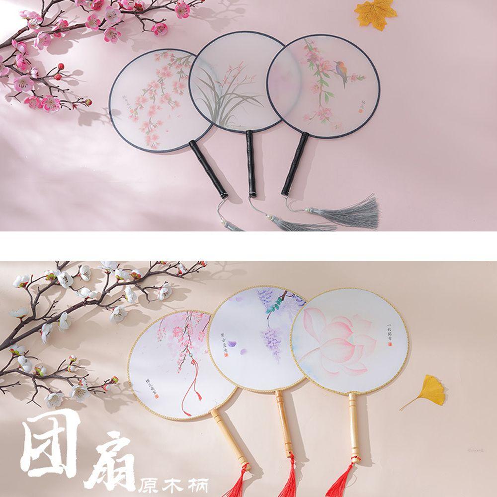 Украшения Домашний Декор Мастерство Круглый Веер Декоративные Веера Реквизит Для Фотосъемки Представление Ханьфу