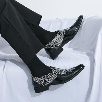 Модные новые стильные заклепки для мужчин, мужская обувь для свадебной вечеринки, офиса, работы, больших размеров, классические туфли для бизнеса и повседневной моды