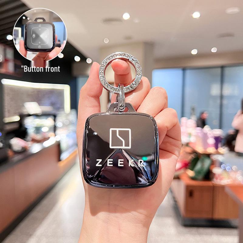 Чехол-брелок Zeekr 7x для моделей 001/007gt/9x/009/Mix - Премиальный автомобильный аксессуар, пряжка-ракушка