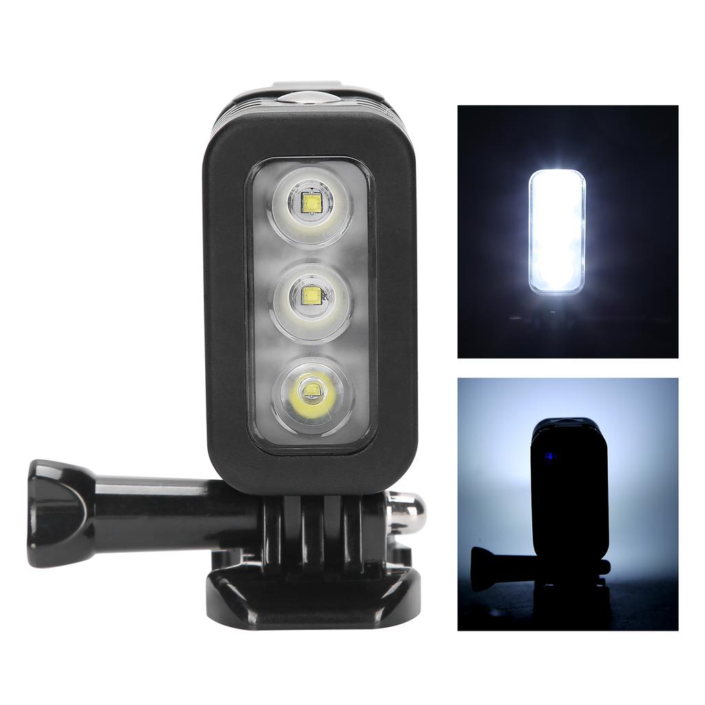 45M Waterproof LED Video Diving Fill Light Underwater for GoPro HERO 4 Motion Camera
