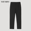  She S пропустите Stretch Slim Fit Set Up SlackS SwSSlp11010 Bk