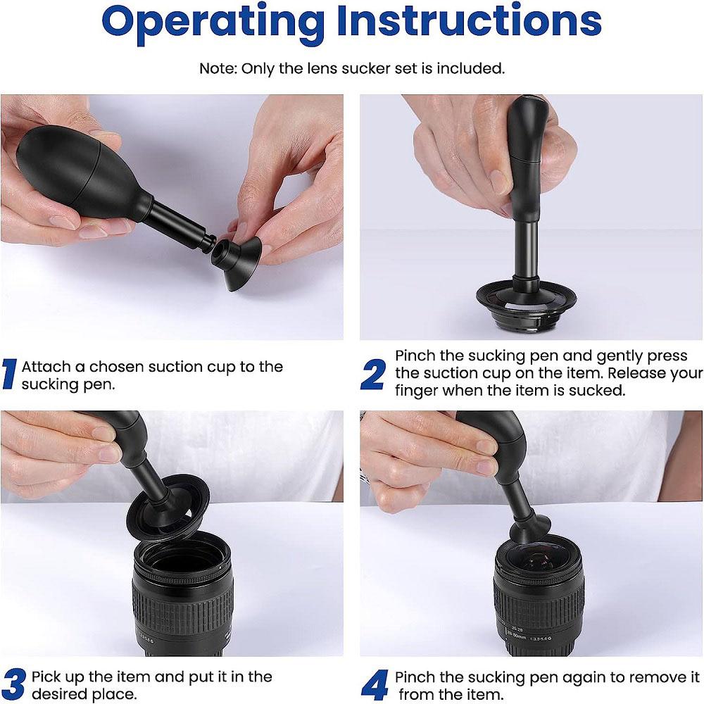 Новый инструмент для ремонта объектива камеры Присоска для объектива Присоска для объектива Инструмент для ремонта Силиконовый открыватель