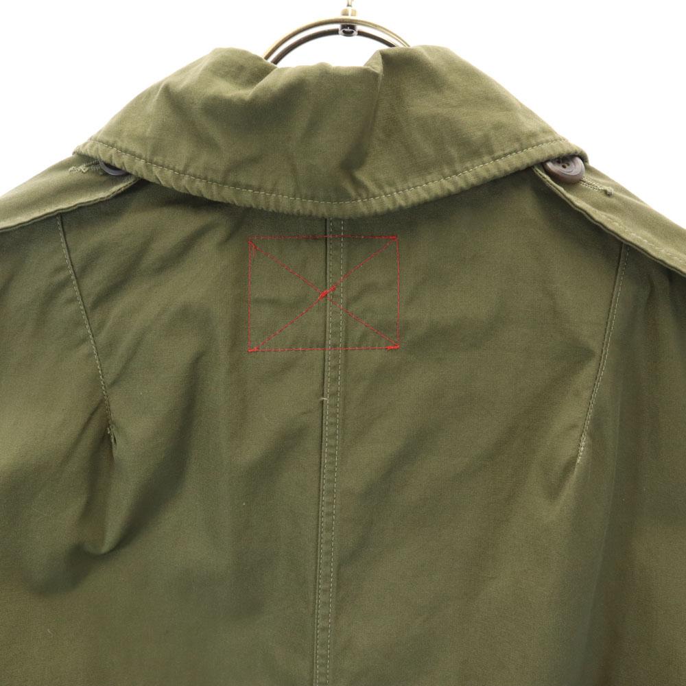 0000 Военное пальто с длинным рукавом Хаки Мужское Б/У
