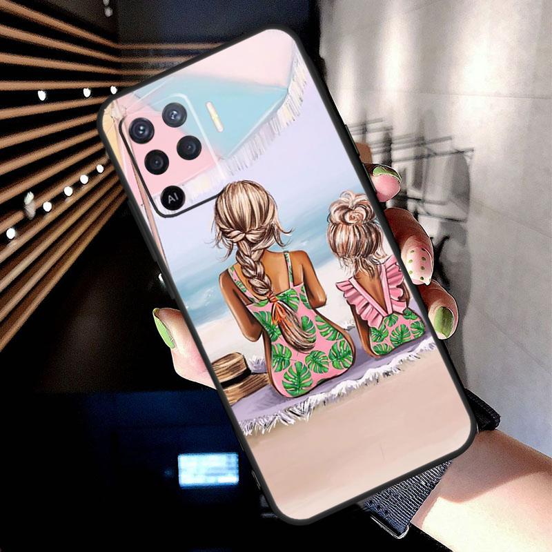Супермама Чехол для девочки Мальчика Дочери Для Oppo A78 A98 A18 A38 A58 A60 A80 A40 A77 A57 A17 A74 A54 A94 A96 A76 A16 A15 A5 Pro
