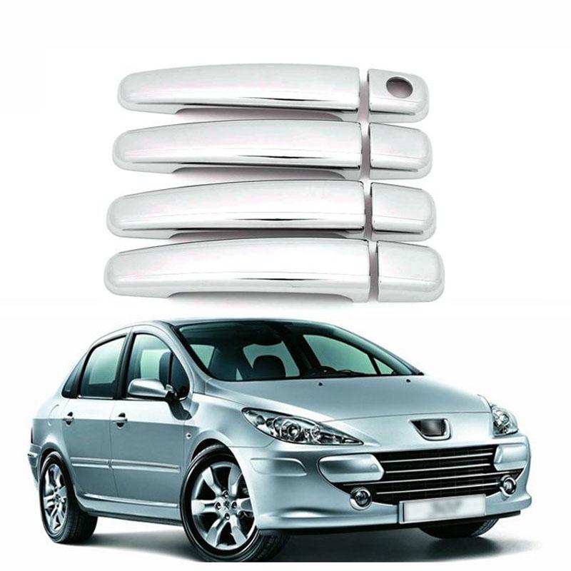 Car Door Handle Bowl Trim Cover Protect for Peugeot 301 2012 2013 2014 2015 2016 2017 2018 2019 Citroen C-elsysee
