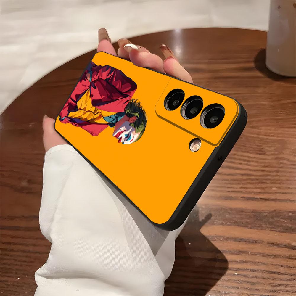 Счастливый F-Face J-Jokers Чехол для телефона для Samsung S26 S25 S24 FE S23 S22 S21 Plus S20 Ultra Note20Ultra Черный Мягкий чехол