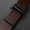 PULO Belt Men's Genuine Leather Automatic Buckle Trouser Belt Casual Personality