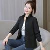 Пальто женское на весну и осень, короткая ветровка, свободная повседневная бейсбольная форма, универсальная куртка