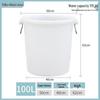 zisiz thickened plastic round bucket