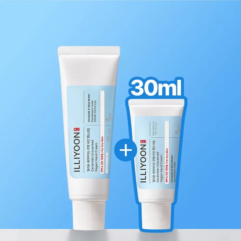 ILLIYOON Ceramide Unscented Vegan Hand Cream Moisturizing Barrier Care 50ml