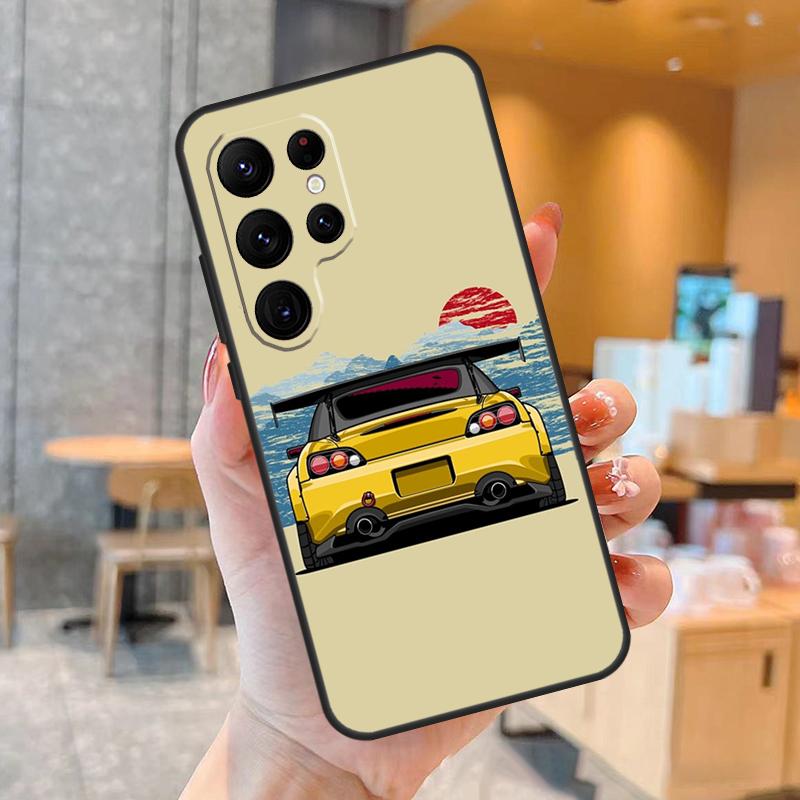 Чехол для телефона JDM Drift со спортивным автомобилем для Samsung Galaxy S25 S24 S23 S22 S21 S20 Ultra S9 S10 Plus S25 FE Задняя крышка