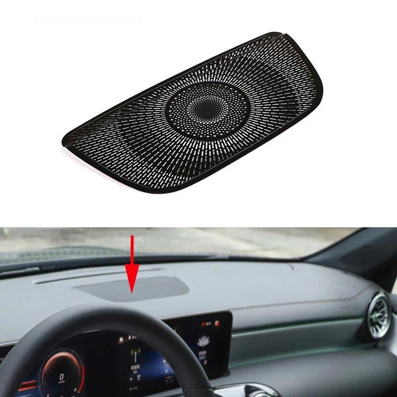 Aluminum Alloy Car Dashboard Speaker Cover Trim For Mercedes Benz A Class W177 V177 A180 A200 Accessories
