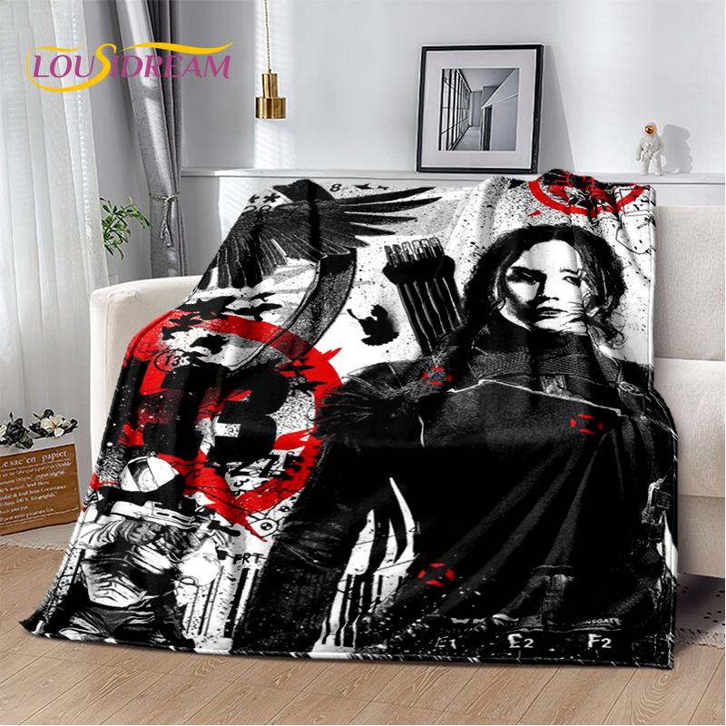 3D The Hunger Games Movie Archer Character Soft Flannel Blanket for Beds Bedroom Sofa Picnic,Throw Blanket for Cover Outdoors