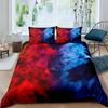 Ice And Fire Collision Theme Duvet Set Bedding Three-Piece Set
