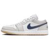 Jordan Air Jordan 1 Износостойкие Низкие Винтажные Баскетбольные Кроссовки Мужские Белый Золотой 553558-146(Команда96-)