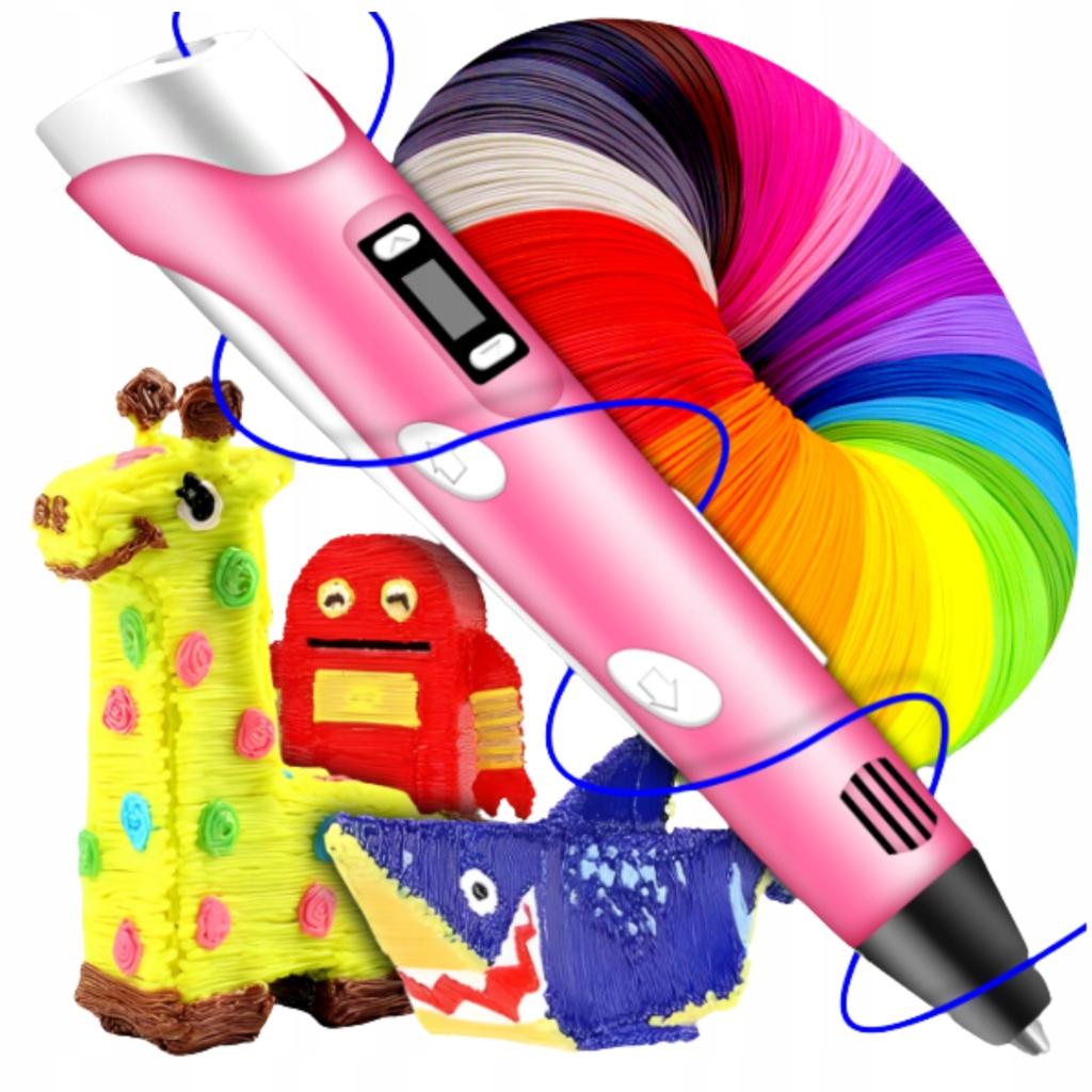 Długopis 3d dla dzieci drukarka 3d magiczny długopis 3d + wkłady prezent