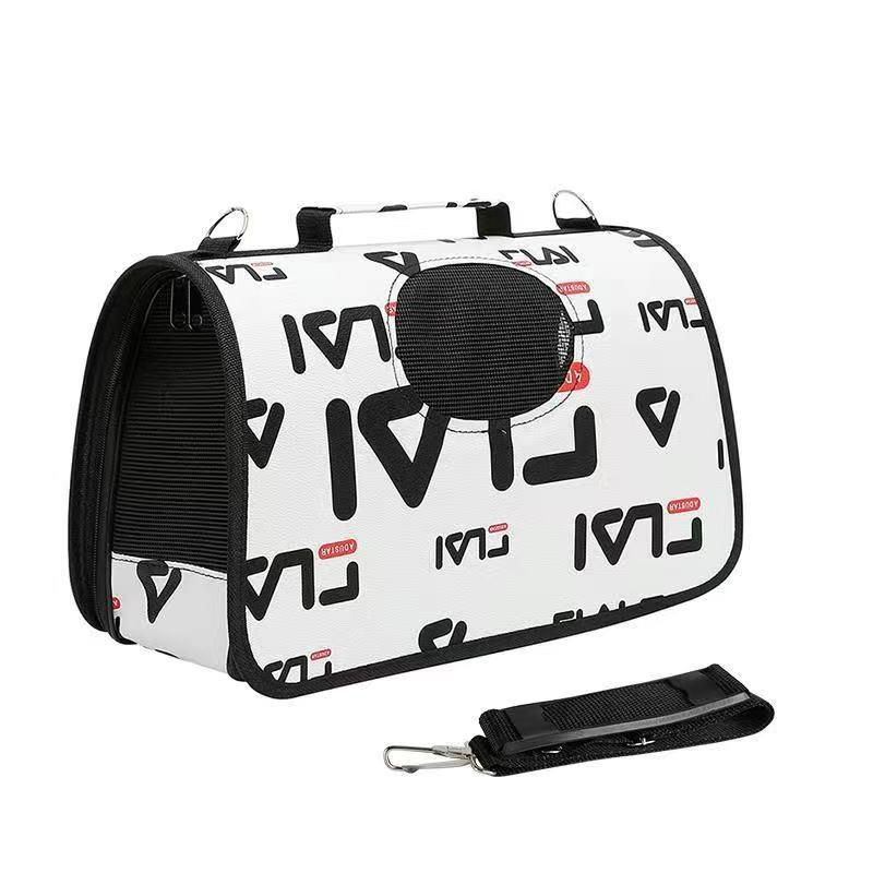 Multi-Color Portable Cat Backpack - Breathable, Foldable, Large Space, Single Shoulder Design for Travel