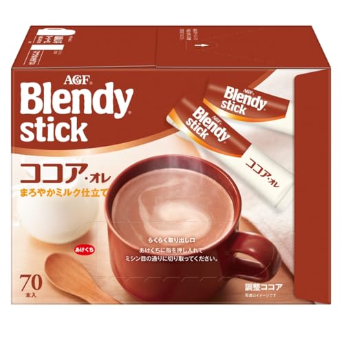 AGF Blendy Stick Cafe Au Lait 100 sticks + Cocoa 70