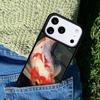 Чехол для телефона с золотой рыбкой, золотая декоративная рыбка, Совместим с для IPhone 17air 16e 15 14 13 12 11Pro Max 17 Air