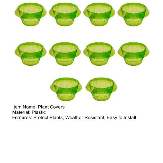 10 шт. чехлы для защиты от улиток защищают растения Устойчивы к атмосферным воздействиям Простота установки Эффективная простая установка